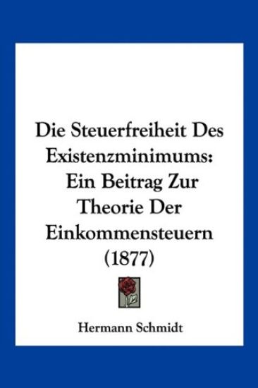 Schmidt, H: Steuerfreiheit Des Existenzminimums