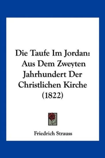 Strauss, F: Taufe Im Jordan