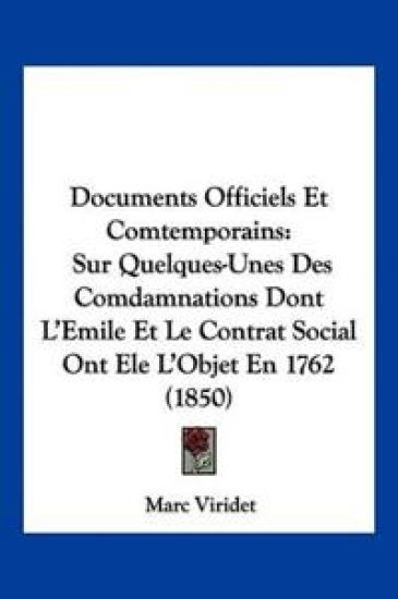 Documents Officiels Et Comtemporains