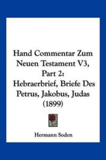 Hand Commentar Zum Neuen Testament V3, Part 2
