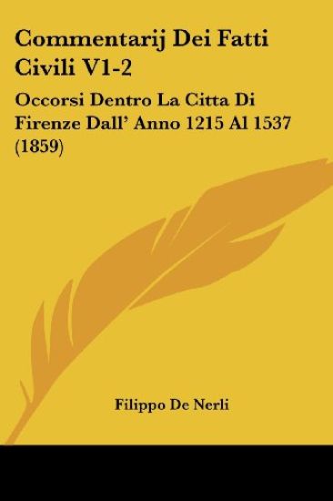 Commentarij Dei Fatti Civili V1-2