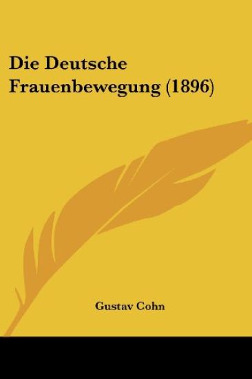 Cohn, G: Deutsche Frauenbewegung (1896)