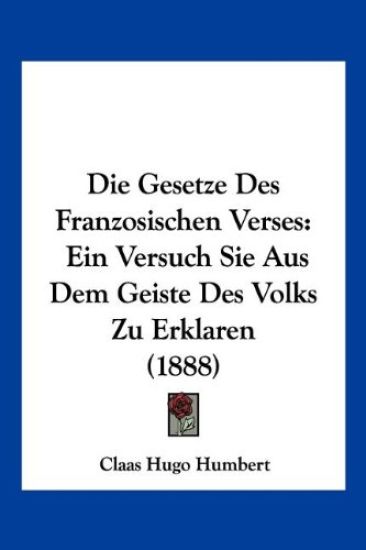 Humbert, C: Gesetze Des Franzosischen Verses
