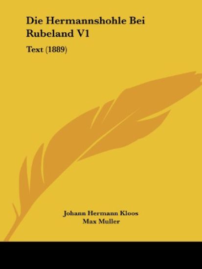 Kloos, J: Hermannshohle Bei Rubeland V1