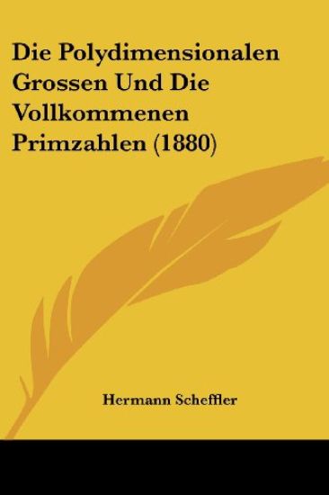 Scheffler, H: Polydimensionalen Grossen Und Die Vollkommenen