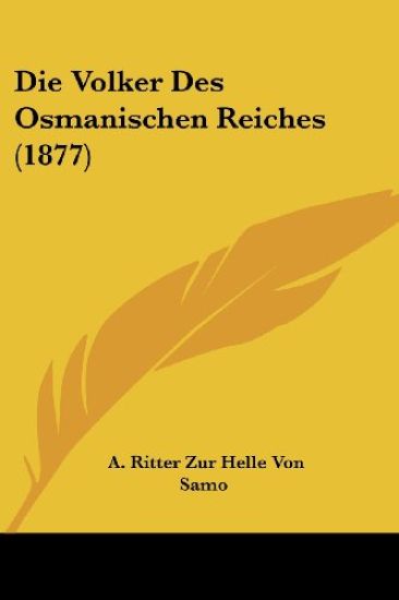Samo, A: Volker Des Osmanischen Reiches (1877)