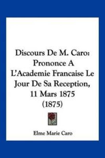 Discours De M. Caro