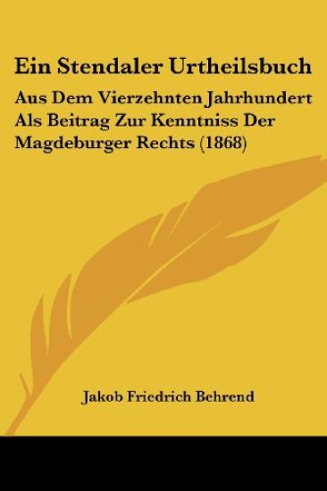 Stendaler Urtheilsbuch