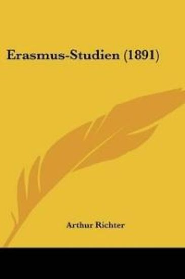 Richter, A: Erasmus-Studien (1891)