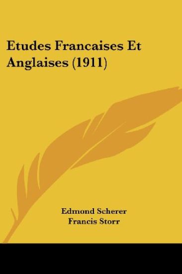 Etudes Francaises Et Anglaises (1911)