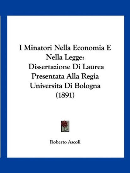 I Minatori Nella Economia E Nella Legge