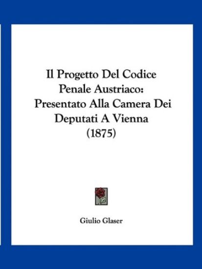 Il Progetto Del Codice Penale Austriaco