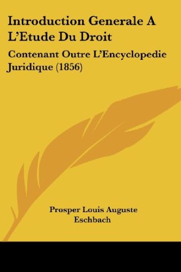 Introduction Generale A L'Etude Du Droit