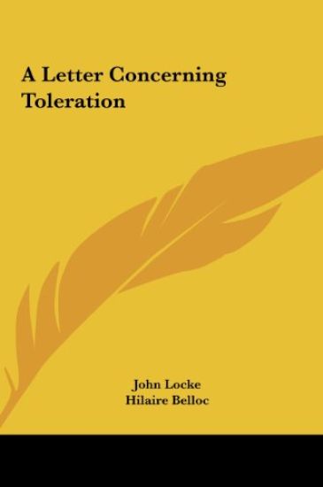 A Letter Concerning Toleration