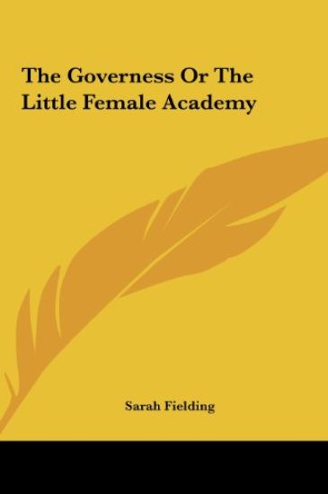 The Governess Or The Little Female Academy