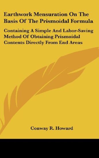 Earthwork Mensuration On The Basis Of The Prismoidal Formula