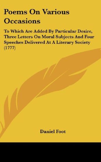 Poems On Various Occasions