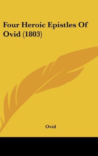 Four Heroic Epistles Of Ovid (1803)