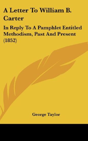 A Letter To William B. Carter