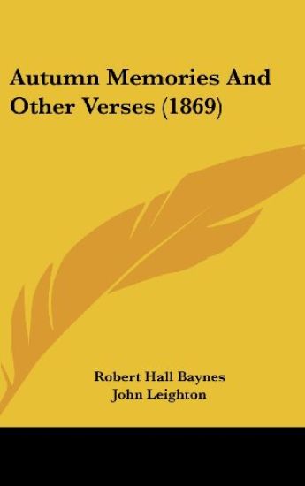 Autumn Memories And Other Verses (1869)