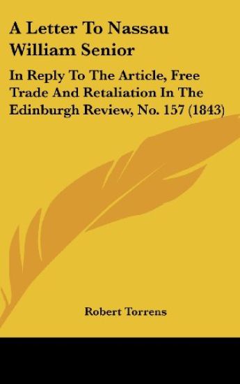 A Letter To Nassau William Senior