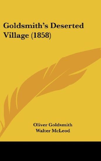 Goldsmith's Deserted Village (1858)
