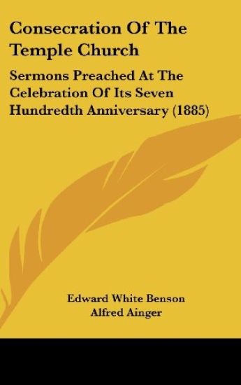 Consecration Of The Temple Church