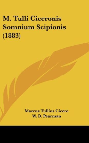 M. Tulli Ciceronis Somnium Scipionis (1883)