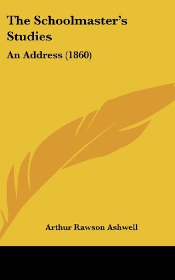 The Schoolmaster's Studies