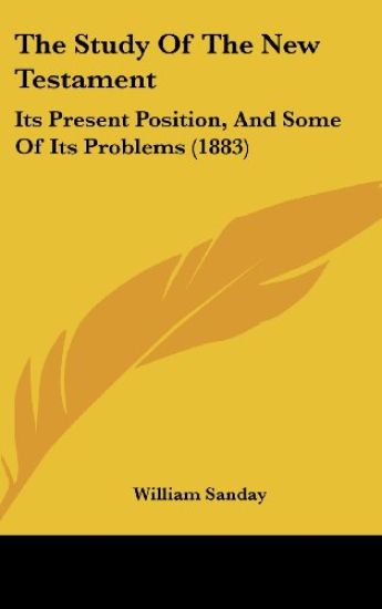 The Study Of The New Testament