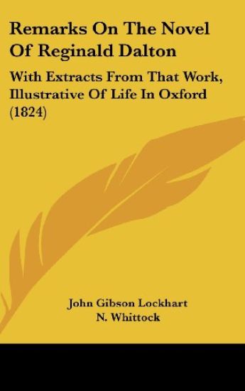 Remarks On The Novel Of Reginald Dalton