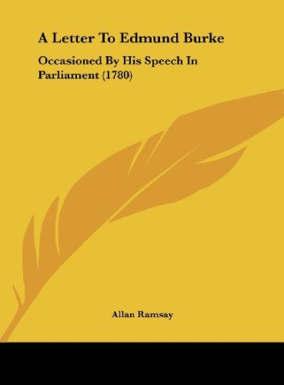 A Letter To Edmund Burke