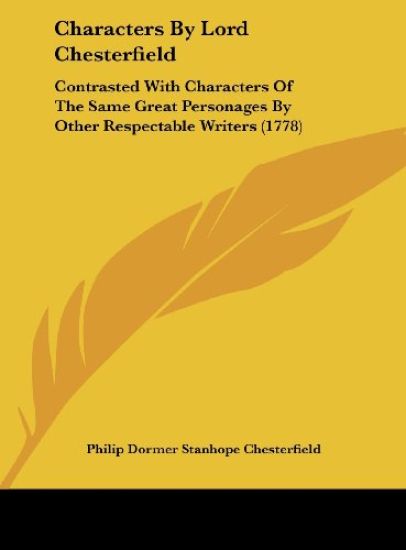 Characters By Lord Chesterfield