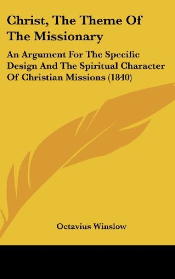 Christ, The Theme Of The Missionary