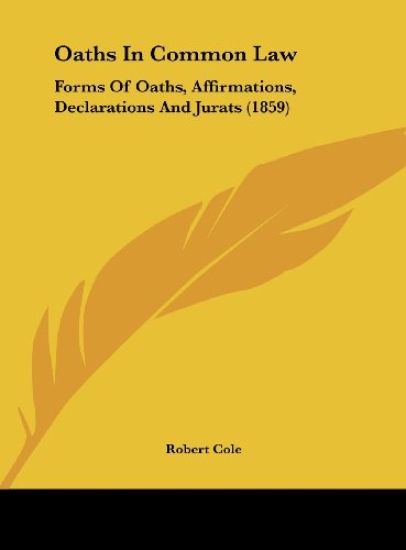 Oaths In Common Law