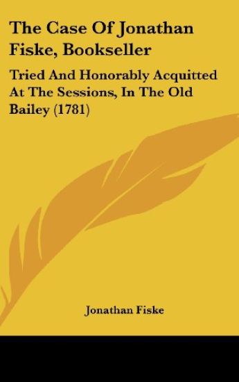 The Case Of Jonathan Fiske, Bookseller