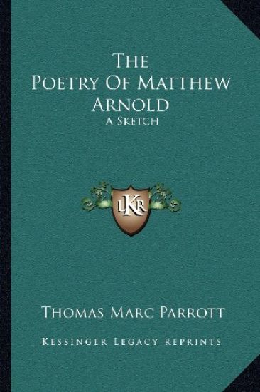 The Poetry Of Matthew Arnold