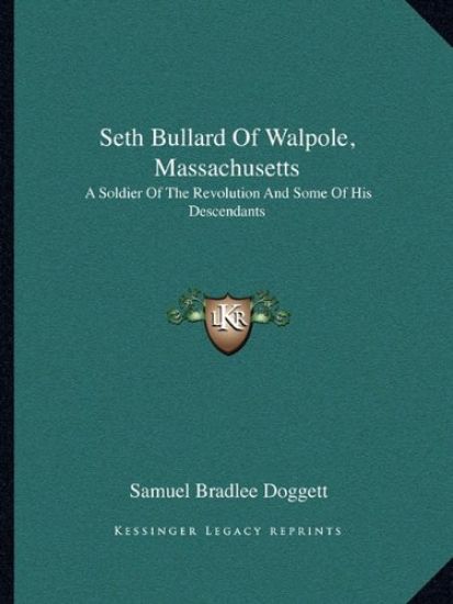 Seth Bullard of Walpole, Massachusetts