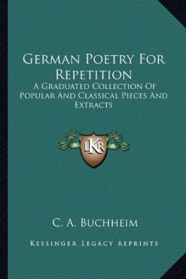 German Poetry For Repetition