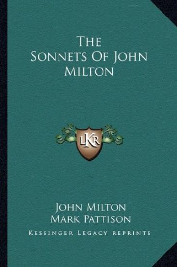 The Sonnets Of John Milton