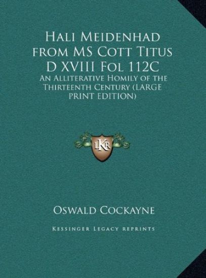 Hali Meidenhad from MS Cott Titus D XVIII Fol 112C