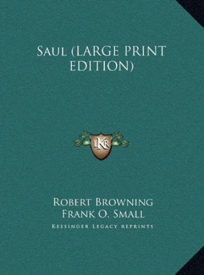 Saul (LARGE PRINT EDITION)