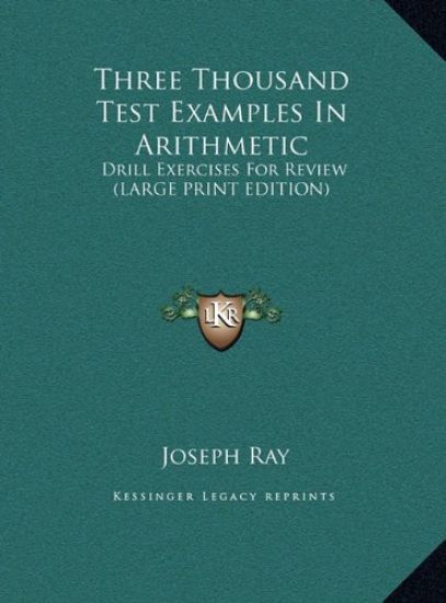 Three Thousand Test Examples In Arithmetic