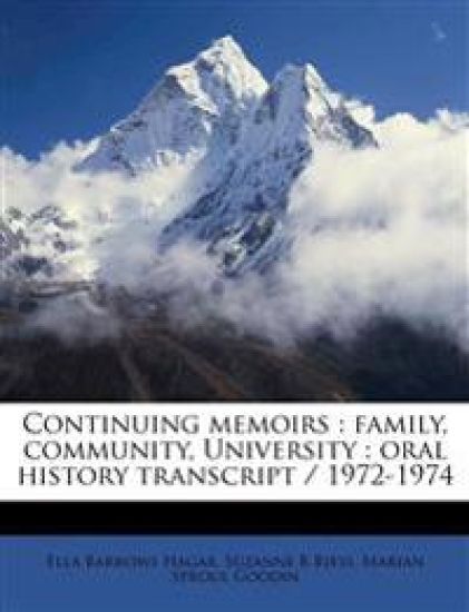 Continuing Memoirs