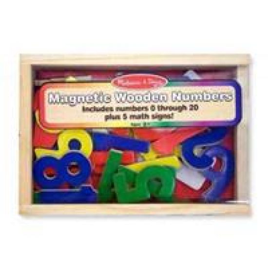 Magnetic Wooden Numbers