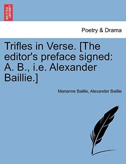 Trifles in Verse. [The Editor's Preface Signed