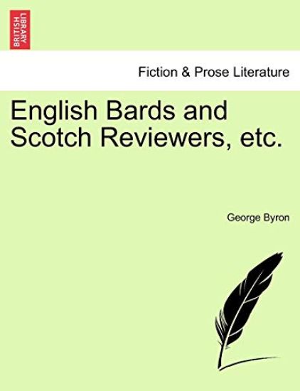 English Bards and Scotch Reviewers, Etc.
