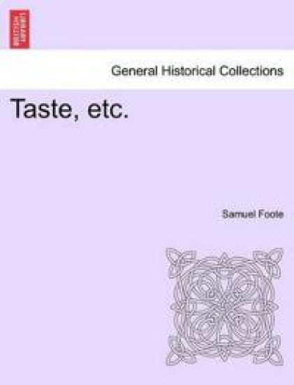 Taste, Etc.