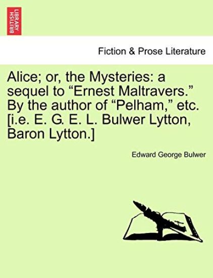 Alice; Or, the Mysteries