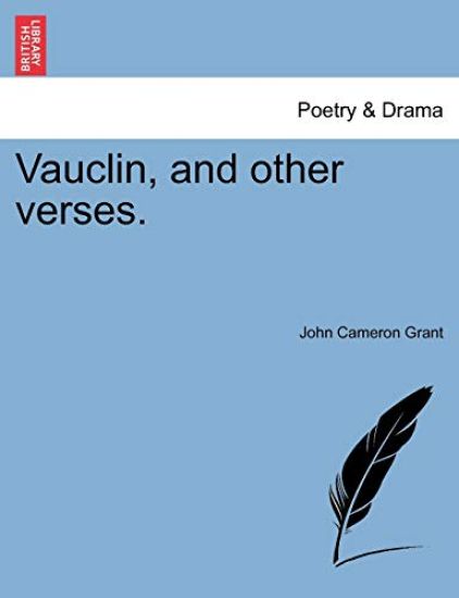 Vauclin, and Other Verses.
